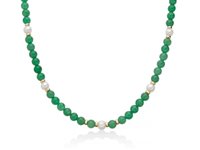 Collana Miluna Donna in Argento Avventurina PCL6727